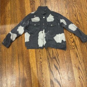 Vintage Havana Kids Black and White Jean Jacket